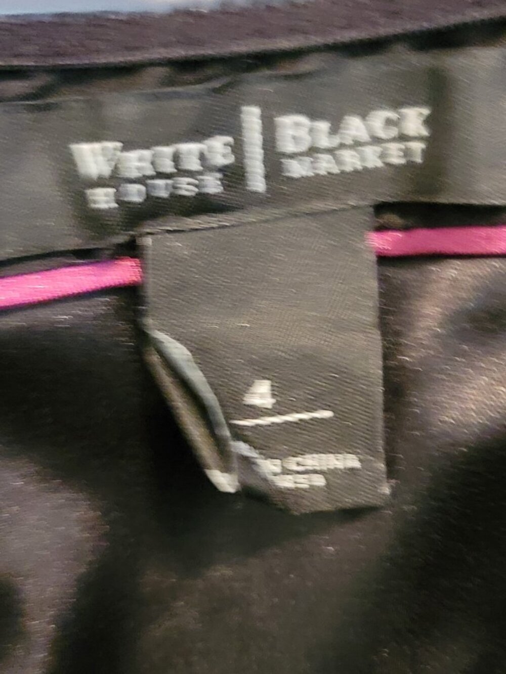 WHBM Strapless Black Cocktail Dress Size 4 Fit Flare Mini Little Black Dress - Picture 8 of 12